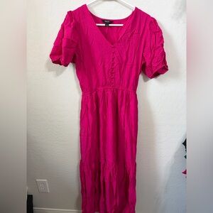 Simply Vera Vera Wang Fuchsia Maxi Dress